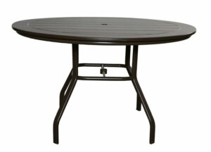 48" RD Dining Table with aluminum base