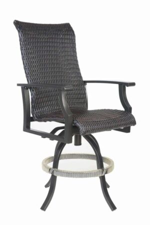 Newport Collection Counter Height Woven Chair 26" x 32" x 52"
