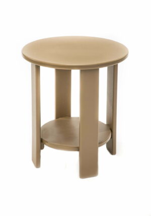 Hampton Round End Table Weatherwood