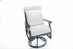 Newport Cushion Swivel Dining Chair 28" x 24" x 42"