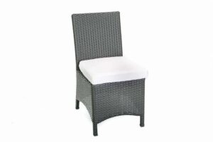 Bonita Collection - Armless Dining Chair in Java 18" x 22" x 35"