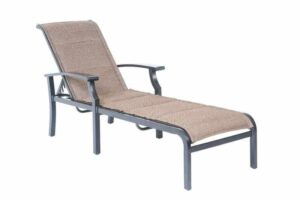 Newport Collection Padded Sling Chaise Lounge 29" x 84" x 40"