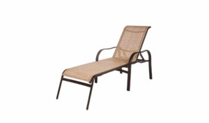 Aluminum Kona Sling Chaise  28" x 69" x 39"